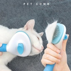 Haustier Hund Haarbürste Katze Kamm Pflege Und Pflege Katze Pinsel Edelstahl Kamm Für Lange Haare Hunde Reinigung Haustiere h