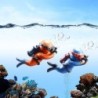 Kawaii Frogman Aquarium-Ornamente, interessante schwimmende Dekoration, simulierter Mini-Taucher, Aquarium-Aquarium-Zubehör
