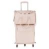 Reisetasche für Haustiere, tragbar, multifunktional, atmungsaktiv, für Hunde, für Reisen im Freien, Anzug, Pink Trolley Bag g