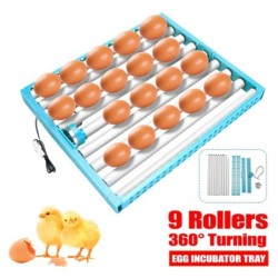 220V Automatische Hühnereier Turner Inkubator Ente Wachtel Vogel Geflügel Eier Tablett 360 Grad Bauernhof Inkubation Werkzeug