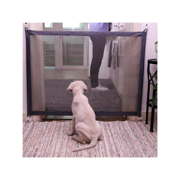Multifunktionales Haustier-Sicherheitstor: Einfach zu installierender, faltbarer Maschendrahtzaun, belüftete Barriere für den