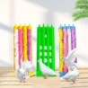 Vögel Taube Papagei Ringe Stehen Vögel Training Artikel Neue Brieftaube Fuß Ort Taube Bein Ring Halter Bands Rack blau
