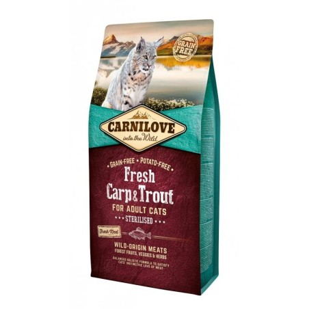 CARNILOVE Katze Fresh – Carp & Trout Sterilised 6 kg