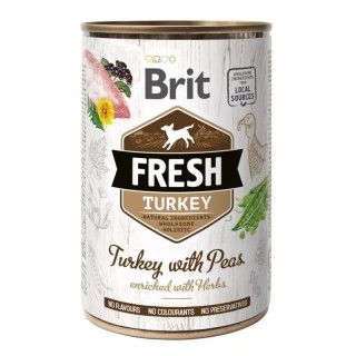 BRIT FRESH turkey & peas 400 g