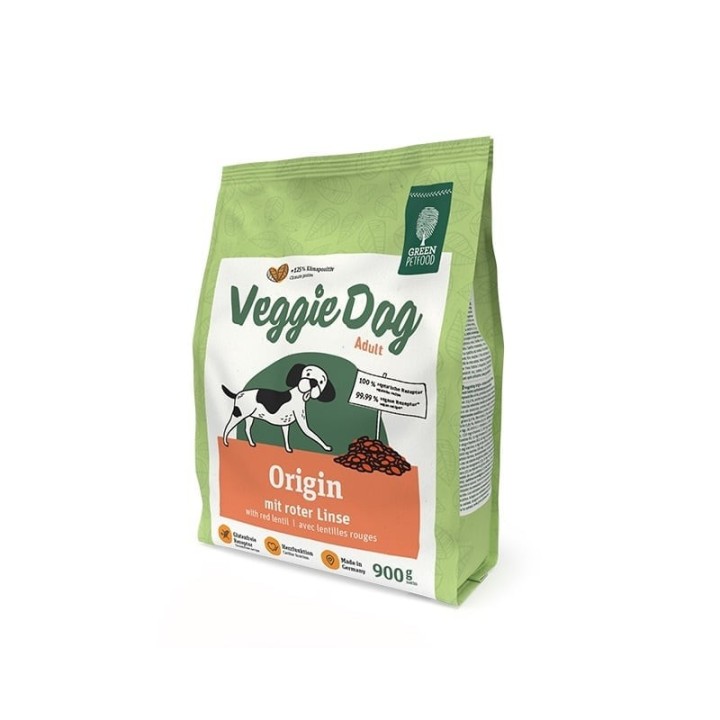 GREEN PETFOOD VeggieDog Origin mit roten Linsen 900g