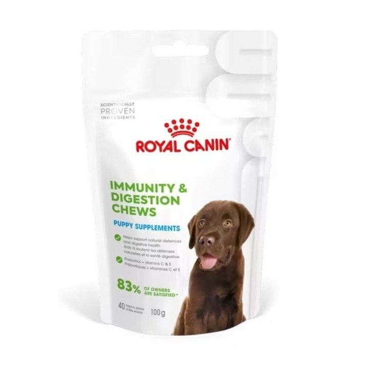 ROYAL CANIN Immunity Digestion Puppy Supplements 100g Ergänzungsmittel für die Verdauung und das Immunsystem von Welpen