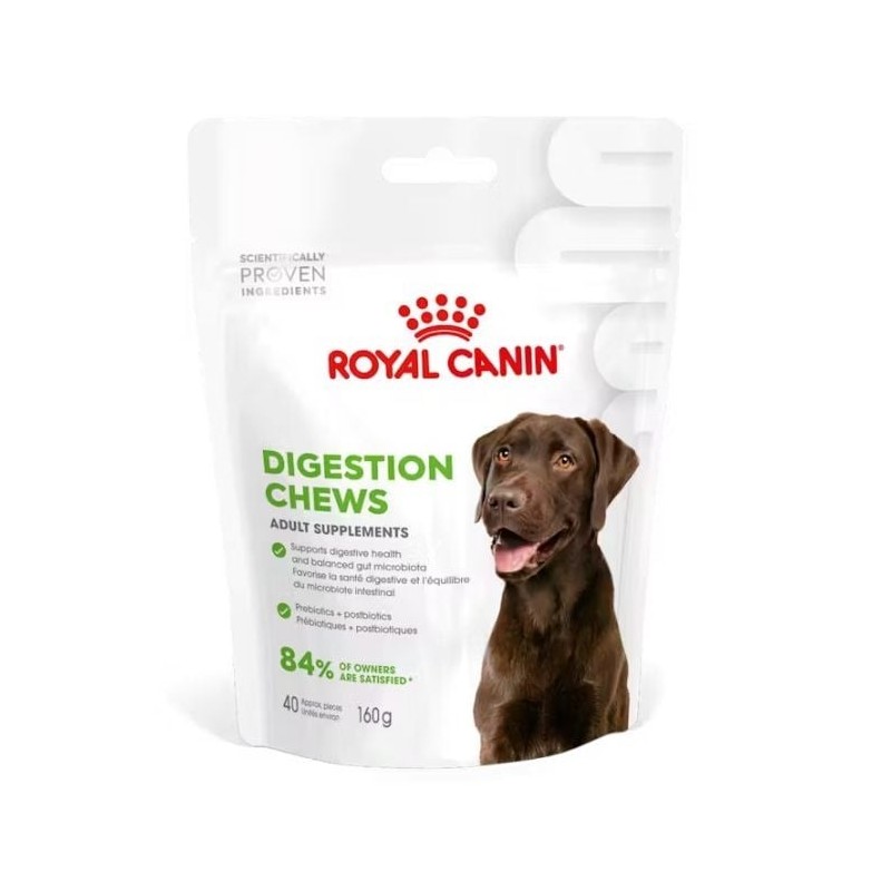 ROYAL CANIN Digestion Adult Dog Supplements 160g Nahrungsergänzungsmittel für die Verdauung von erwachsenen Hunden