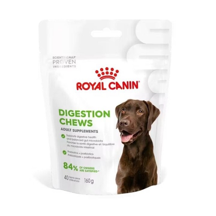 ROYAL CANIN Digestion Adult Dog Supplements 160g Nahrungsergänzungsmittel für die Verdauung von erwachsenen Hunden