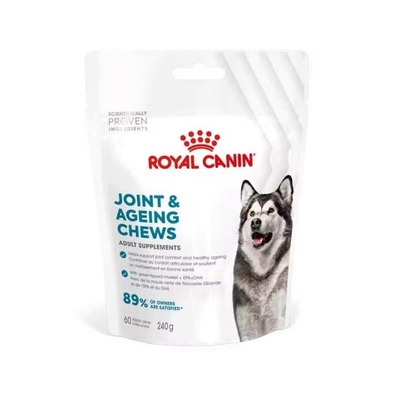 ROYAL CANIN Joint Ageing Adult Dog Supplements 240g Ergänzungsfuttermittel für die Gesundheit der Gelenke von ausgewachsenen