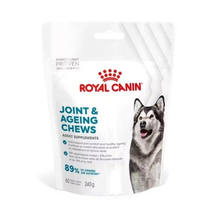 ROYAL CANIN Joint Ageing Adult Dog Supplements 240g Ergänzungsfuttermittel für die Gesundheit der Gelenke von ausgewachsenen