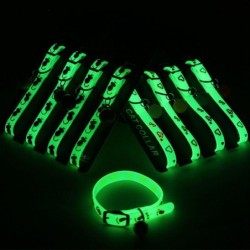 Glocken-Halskette, die nachts leuchtet, Hundezubehör, leuchtendes Halsband für Haustiere, Heimtierbedarf, leuchtendes Katzenh