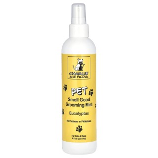 Charlie and Frank, Pet Smell Good Grooming Mist, für Katzen und Hunde, Eukalyptusduft, 237 ml (237 ml)