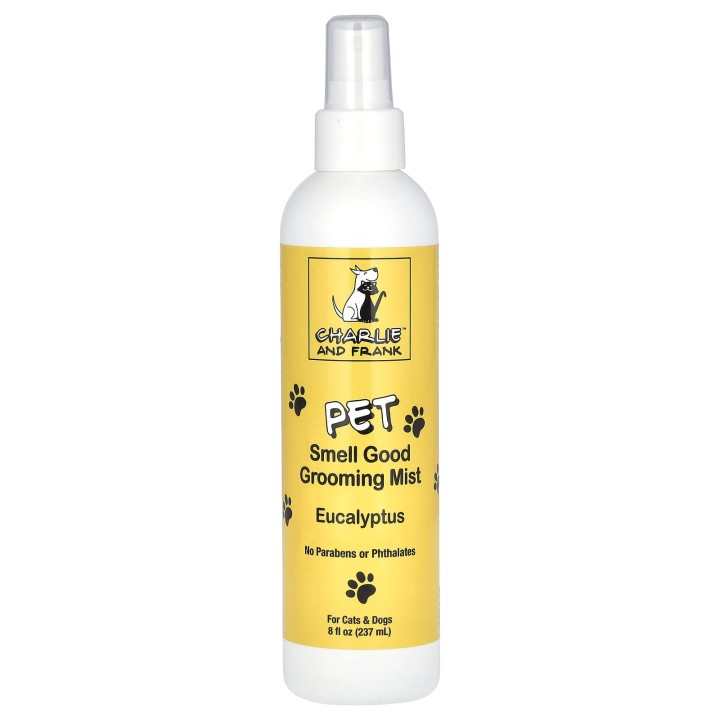 Charlie and Frank, Pet Smell Good Grooming Mist, für Katzen und Hunde, Eukalyptusduft, 237 ml (237 ml)