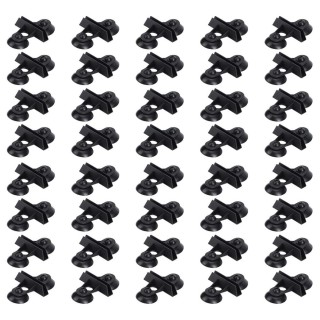 40PCS PVC Aquarium Saugnapf Trennung Bord Teiler Unterstützung ClipBlack schwarz