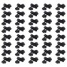 40PCS PVC Aquarium Saugnapf Trennung Bord Teiler Unterstützung ClipBlack schwarz