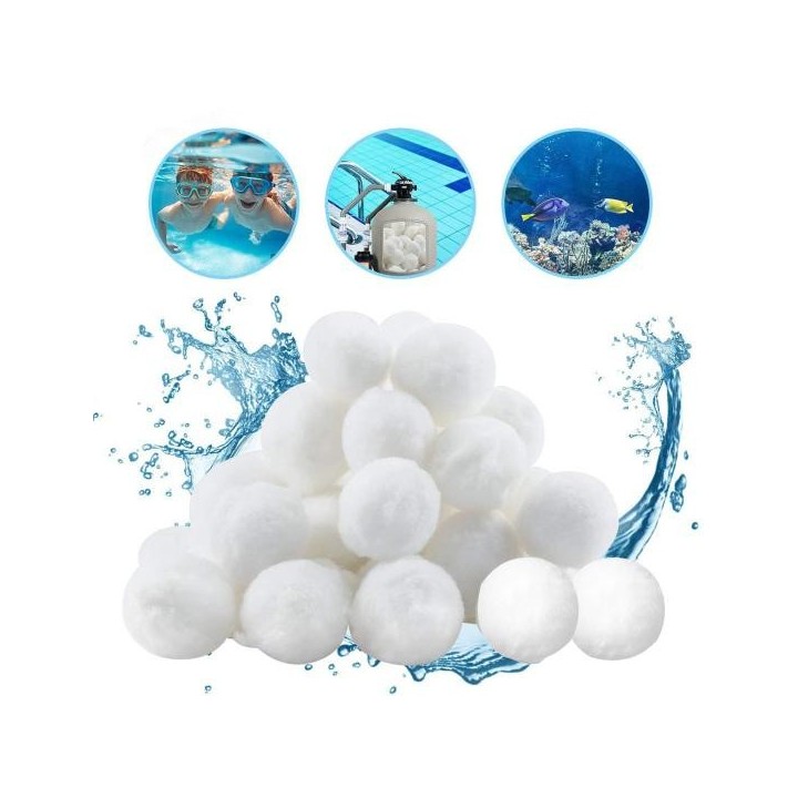 1 Beutel Filterbälle für Schwimmbäder, umweltfreundlich, wiederverwendbar, für Aquarien, Filterbälle, Haushaltsbedarf A