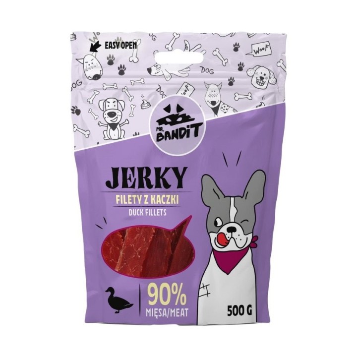 MR. BANDIT Jerky Entenfilets für Hunde 500 g