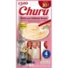 INABA Churu Cat Senior Tuna with Salmon 4x14g Cremiges Leckerli für ältere Katzen mit Thunfisch und Lachs