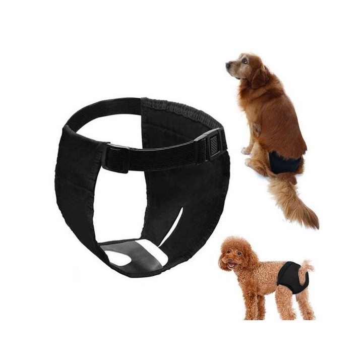 Verstellbare, waschbare Hundewindeln, bequem, praktische Haustier-Menstruationswindel für Inkontinenz, Brunst, Outdoor-Reisen