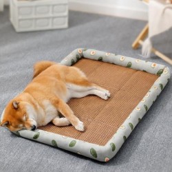 Hundematte, kühlende Sommerunterlage für Hunde, Katzendecke, Sofa, atmungsaktives Haustier-Hundebett, waschbar, für kleine gr