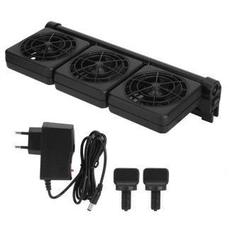 Mini Triple Head Einstellbare Aquarium Aquarium Lüfter Hängen Auf Chiller
