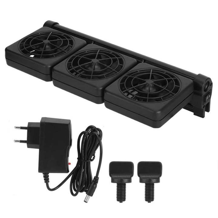 Mini Triple Head Einstellbare Aquarium Aquarium Lüfter Hängen Auf Chiller