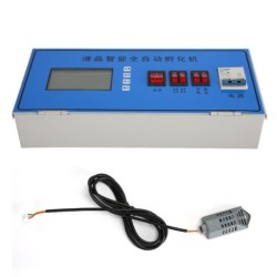 Intelligenter LCD-Inkubator, automatisch, digital, für Hühnereier, Temperatur- und Feuchtigkeitsregler, 220 V