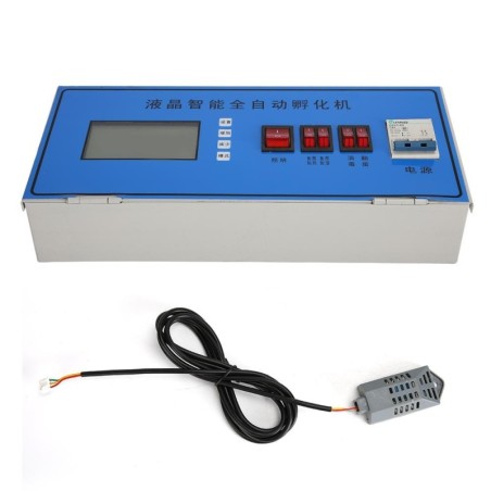 Intelligenter LCD-Inkubator, automatisch, digital, für Hühnereier, Temperatur- und Feuchtigkeitsregler, 220 V