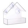 Vogelhäuschen für Fenster, transparent, zum Aufhängen am Fenster, mit Saugnapf One Size