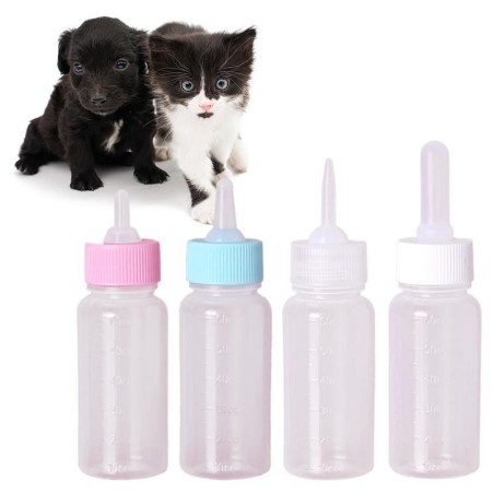 Fütterungswerkzeug Haustier-Futterflasche Einzel-Futterflasche für Hunde und Katzen Neugeborene Welpen-Katzen-Futterflasche H