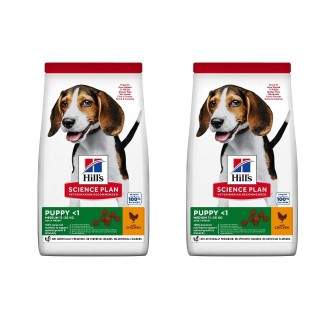 HILL'S Science Plan Canine Puppy Medium Chicken mittelgroße Rassen mit Huhn 36 kg (2x18 kg)