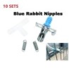 10Sets Kaninchen Wasser Nippel Trinker Feeder Automatische Waterer Guinea Frettchen Mäuse rot