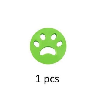 Bürste für Tierhaare, Wiederverwendbares Epiliergerät für Haustiere, Waschmaschine, Tierhaare zum Anziehen, grün, 1 Stück