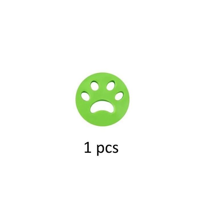 Bürste für Tierhaare, Wiederverwendbares Epiliergerät für Haustiere, Waschmaschine, Tierhaare zum Anziehen, grün, 1 Stück