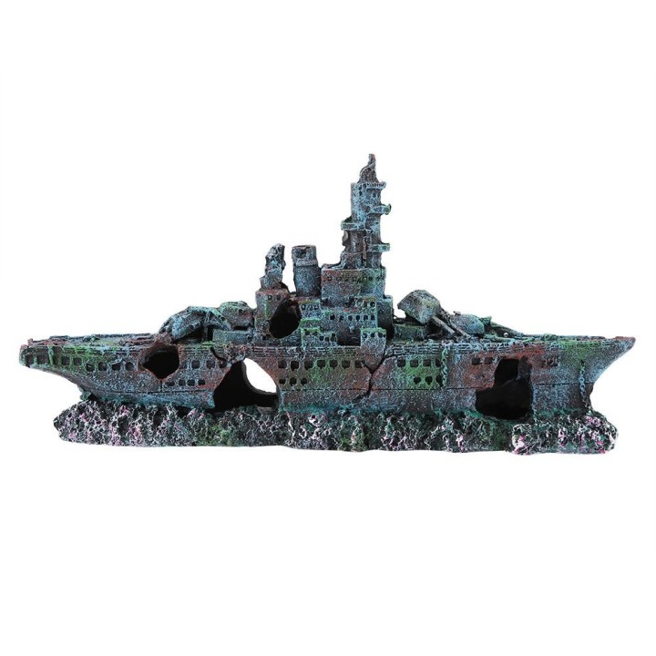 Simulation Harz Verstecken Boot Aquarium Aquarium Ornamente Dekor