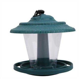 Outdoor Grün Garten Vogel Feeder Wild Bird Feeder Lazy Bird Feeder