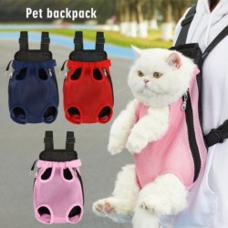 Haustier-Tragerucksack, verstellbarer Haustier-Frontrucksack für kleine Hunde und Katzen, mit Beinen nach außen, Reisetasche