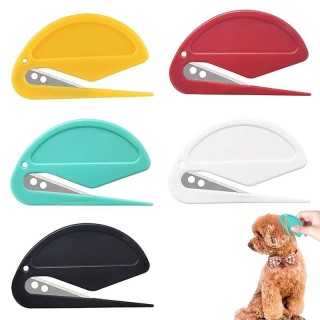 Effektiver offener Knotenkamm für Haustiere, neues Werkzeug zur Haarentfernung bei Katzen und Hunden, Fellpflege-Trimmer und