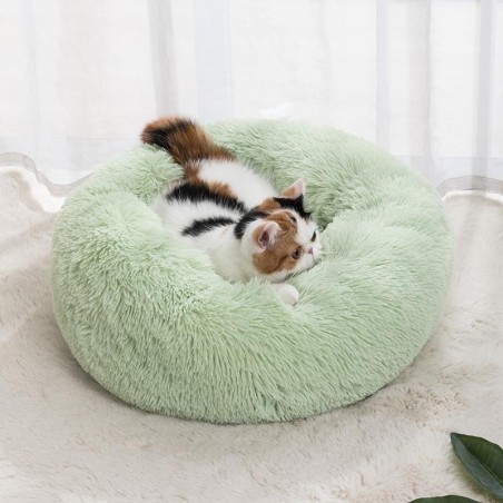 Katzennest, rund, weich, zottelig, für Kätzchen, Chihuahua, Hunde- und Katzenbett für den Innenbereich, Haustierbedarf, abneh