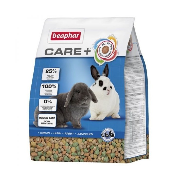 BEAPHAR Care+ Rabbit Kaninchenfutter 250 g