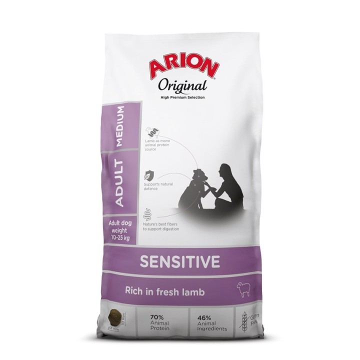 ARION Original Sensitive Adult Medium Lamb Rice 2 kg