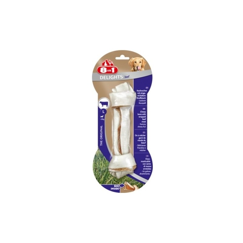 8IN1 Beef Delights Bone L 2 St.