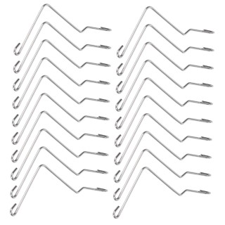 20PCS Edelstahl Beehive Connector Biegedraht Halter Verschluss für Holz Beehive Werkzeuge