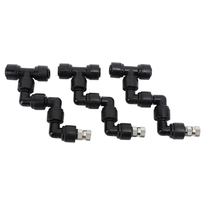 Reptilien-Mister-Düsen, 360 Grad verstellbar, Reptilien-Kühlsystem-Düsen für Gewächshaus