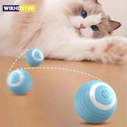 Interaktives Katzenball-Training, selbstbewegliches Kätzchen, elektrisches Katzenball-Spielzeug, elektronisch, automatisch ro