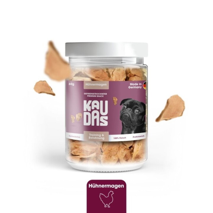 KAUDAS HühnermagenPur Natursnack 3x60g