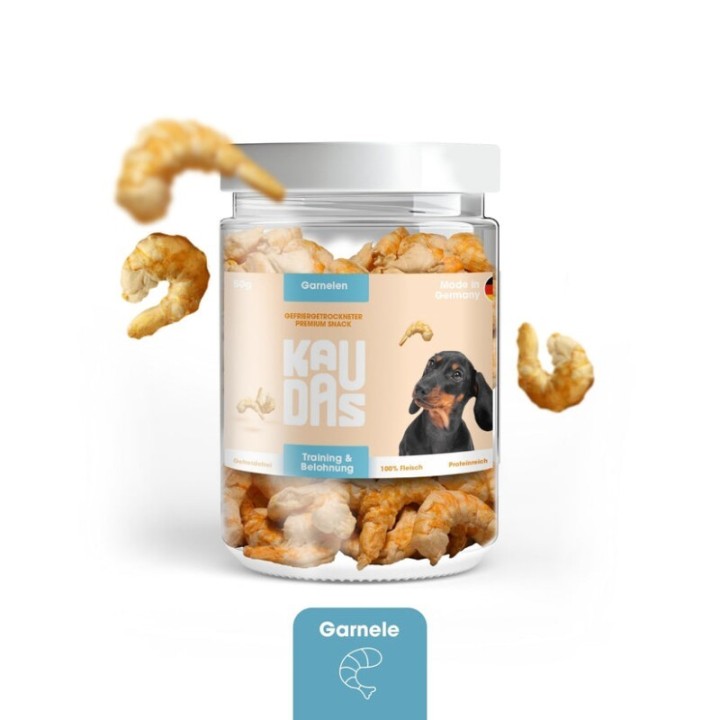 KAUDAS GarnelePur Natursnack 5x50g