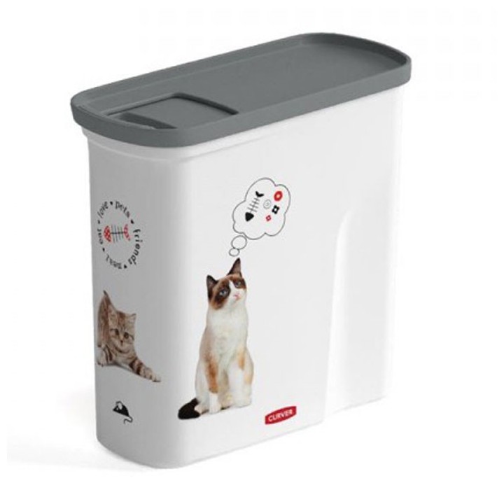 CURVER Pet-Futter-Container Futtercontainer Katze 2l