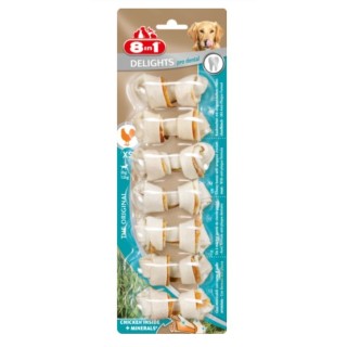 8IN1 Dental Delights Bones XS 2x7 St.