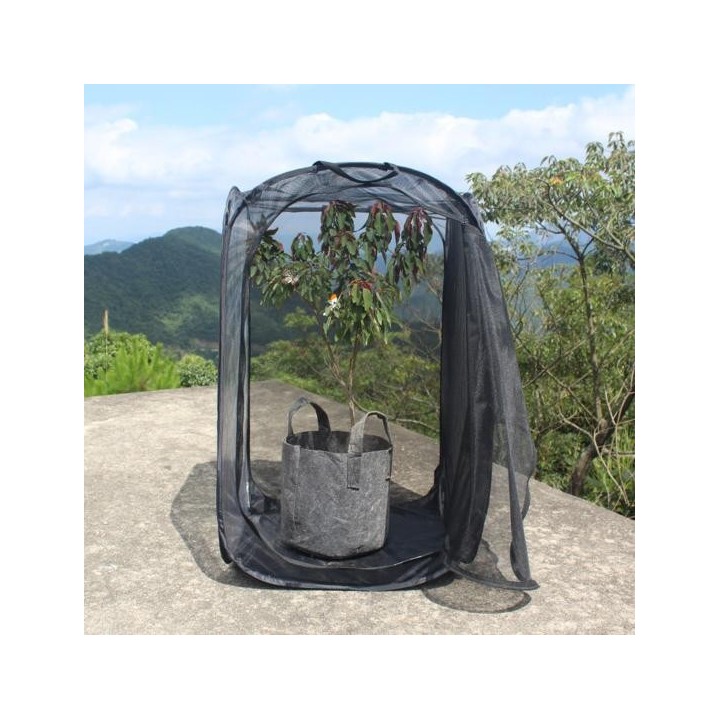 Zusammenklappbarer Insektenkäfig, faltbar, aus Polyester, perfekter Inkubator, Schmetterlingskäfig für Zuhause S